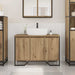 Baderomsvaskeskap Artisan Eik 91 x 35 x 60 cm Konstruert tre