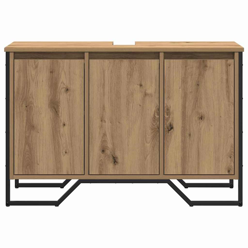 Baderomsvaskeskap Artisan Eik 91 x 35 x 60 cm Konstruert tre