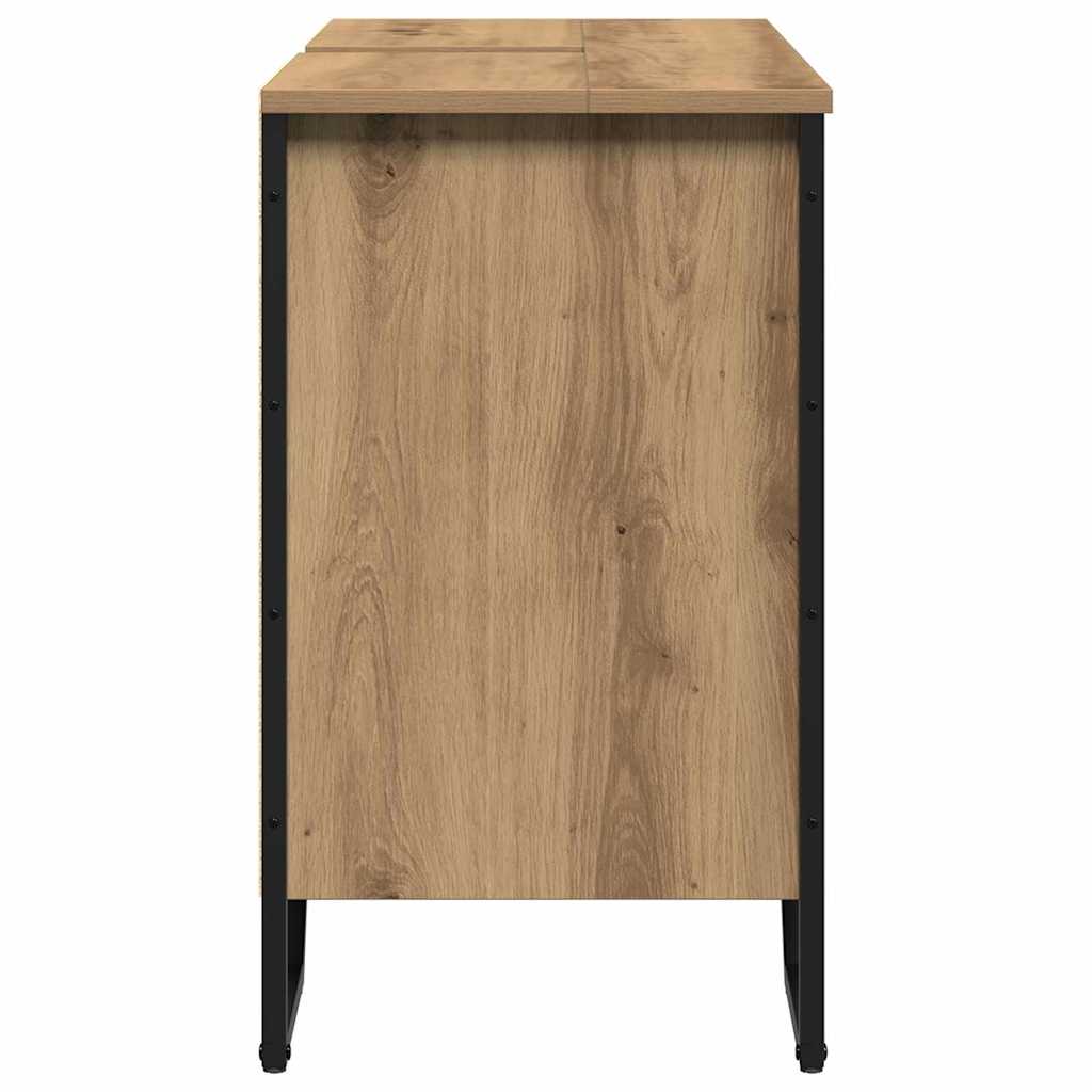 Baderomsvaskeskap Artisan Eik 91 x 35 x 60 cm Konstruert tre