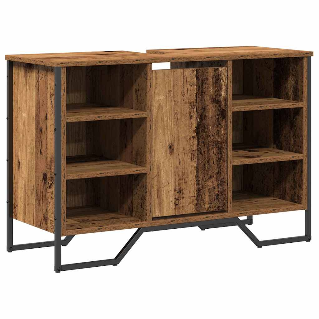 Baderomsvaskeskap Gamle tre 91 x 35 x 60 cm Konstruert tre