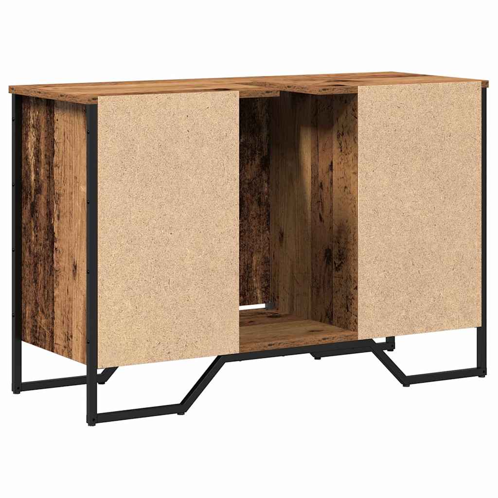 Vaskeskap med lagring Gamle tre 91 x 35 x 60 cm Konstruert tre