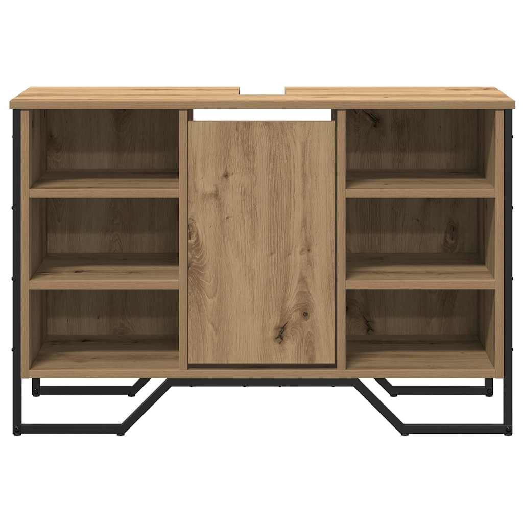 Baderomsvaskeskap Artisan Eik 91 x 35 x 60 cm Konstruert tre