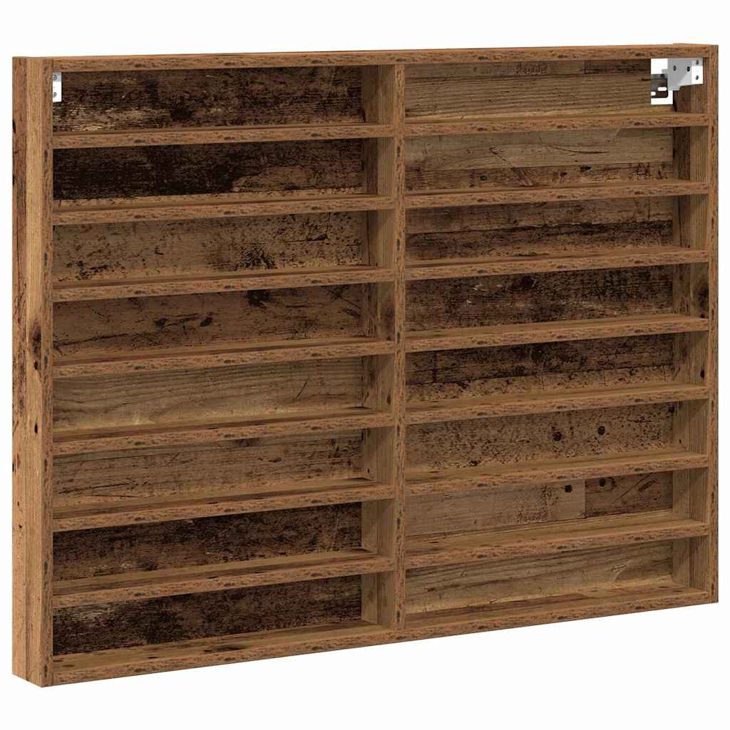 Visningsskap Gammelt tre 100 x 8,5 x 75 cm Konstruert tre
