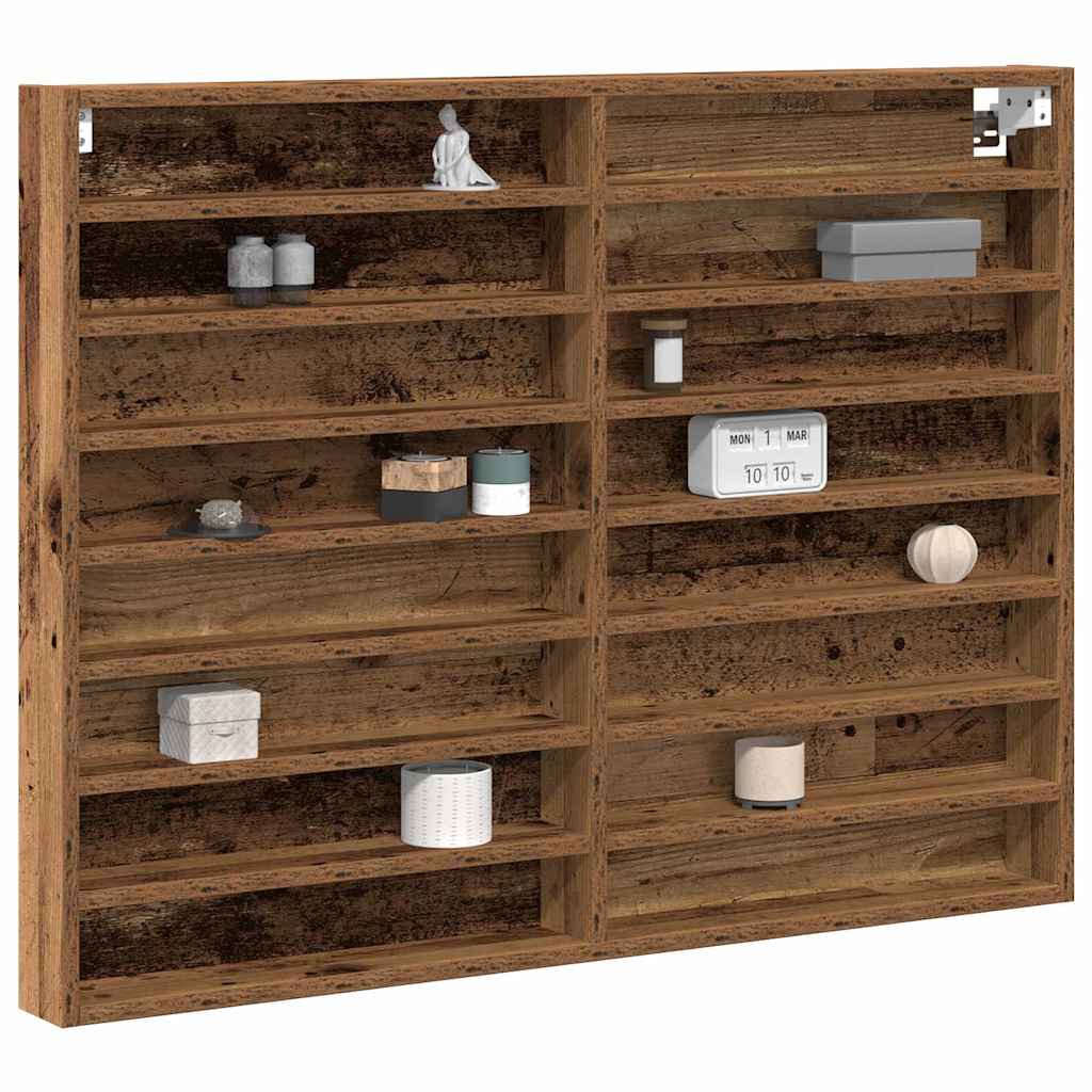 Visningsskap Gammelt tre 100 x 8,5 x 75 cm Konstruert tre