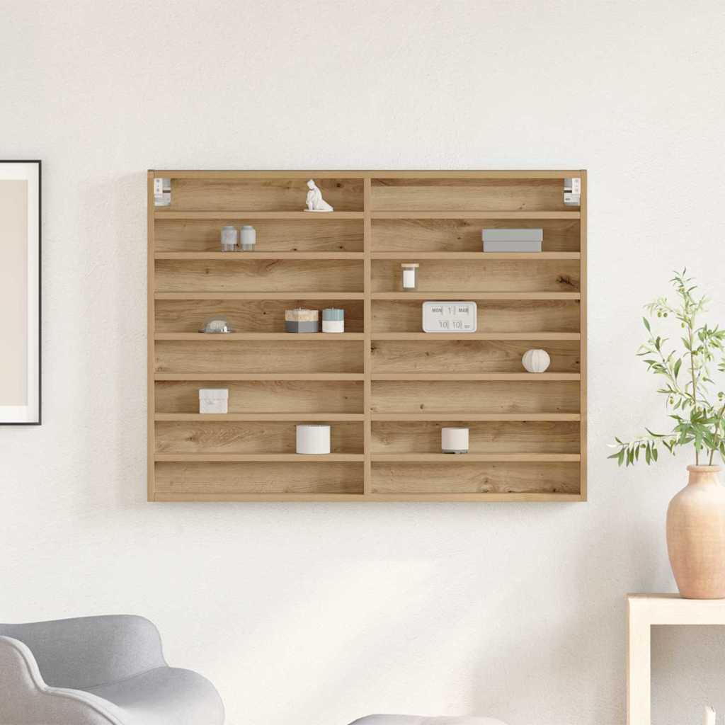 Visningsskap Artisan Eik 100 x 8,5 x 75 cm Konstruert tre