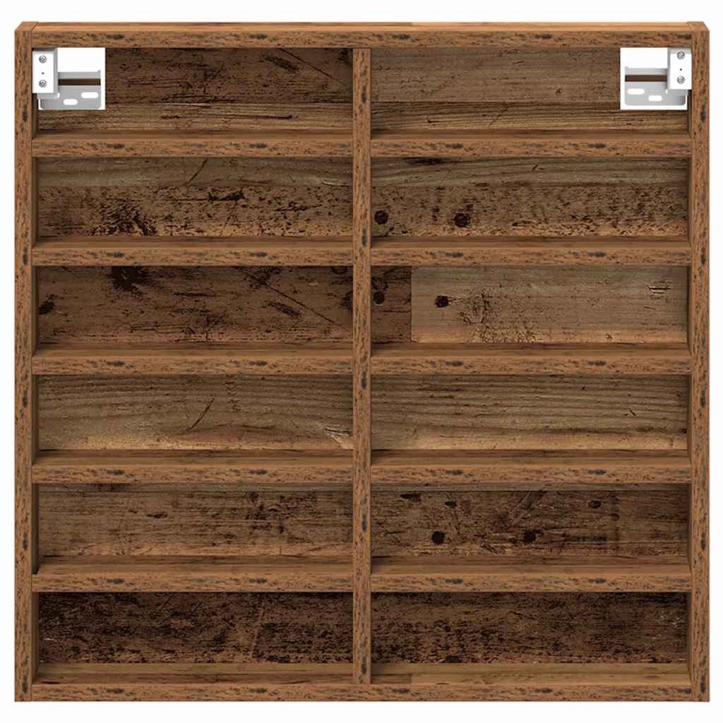 Visningsskap Gammelt tre 60 x 8,5 x 58 cm Konstruert tre