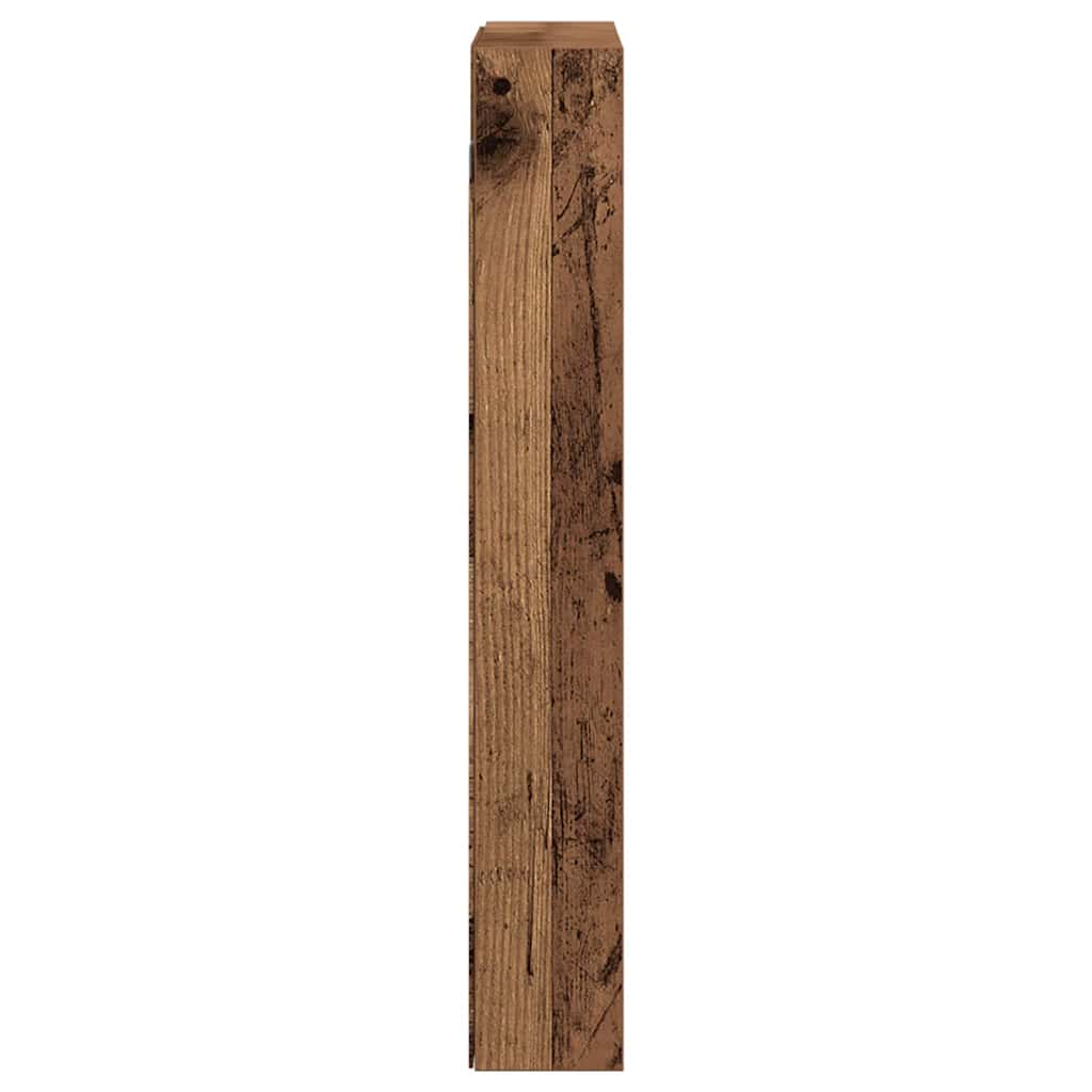 Visningsskap Gammelt tre 60 x 8,5 x 58 cm Konstruert tre