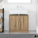 Baderomsskap med dør Artisan Eik 63 x 29 x 55 cm Konstruert tre
