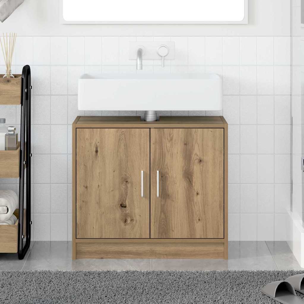 Baderomsskap med dør Artisan Eik 63 x 29 x 55 cm Konstruert tre