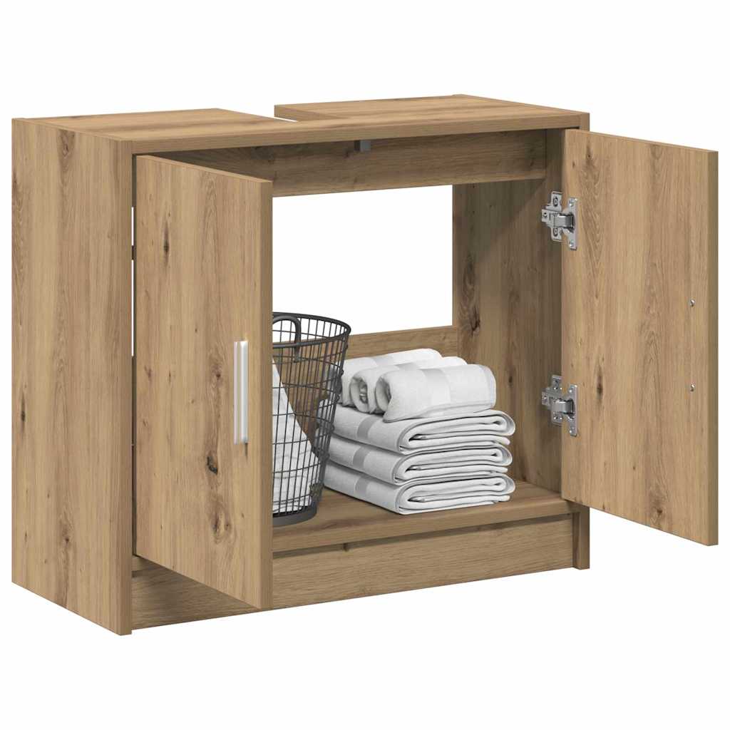 Baderomsskap med dør Artisan Eik 63 x 29 x 55 cm Konstruert tre