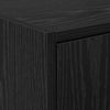 Sink Cabinet med dør Svart Eik 63 x 29 x 55 cm Konstruert tre