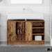 Baderomsskap med hylle Gamle tre 90 x 29 x 55 cm Konstruert tre