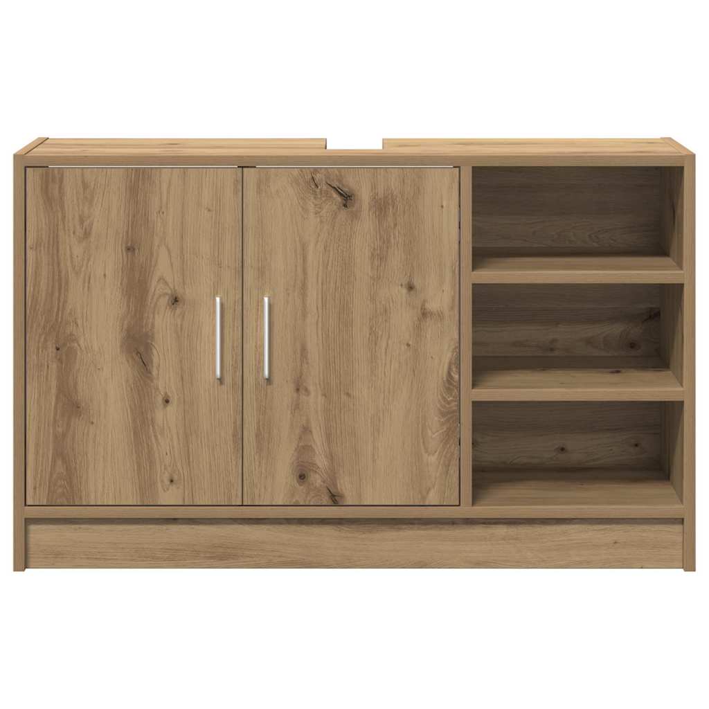 Baderomsskap med dør Artisan Eik 90 x 29 x 55 cm Konstruert tre