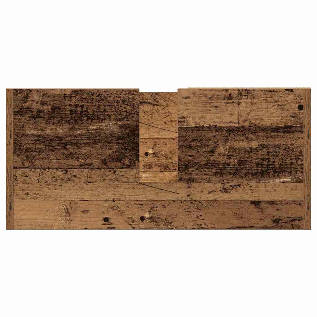 Baderomsskap med hylle Gamle tre 63 x 29 x 55 cm Konstruert tre