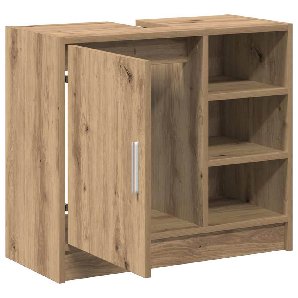 Vaskeskap med dør Artisan Eik 63 x 29 x 55 cm Konstruert tre