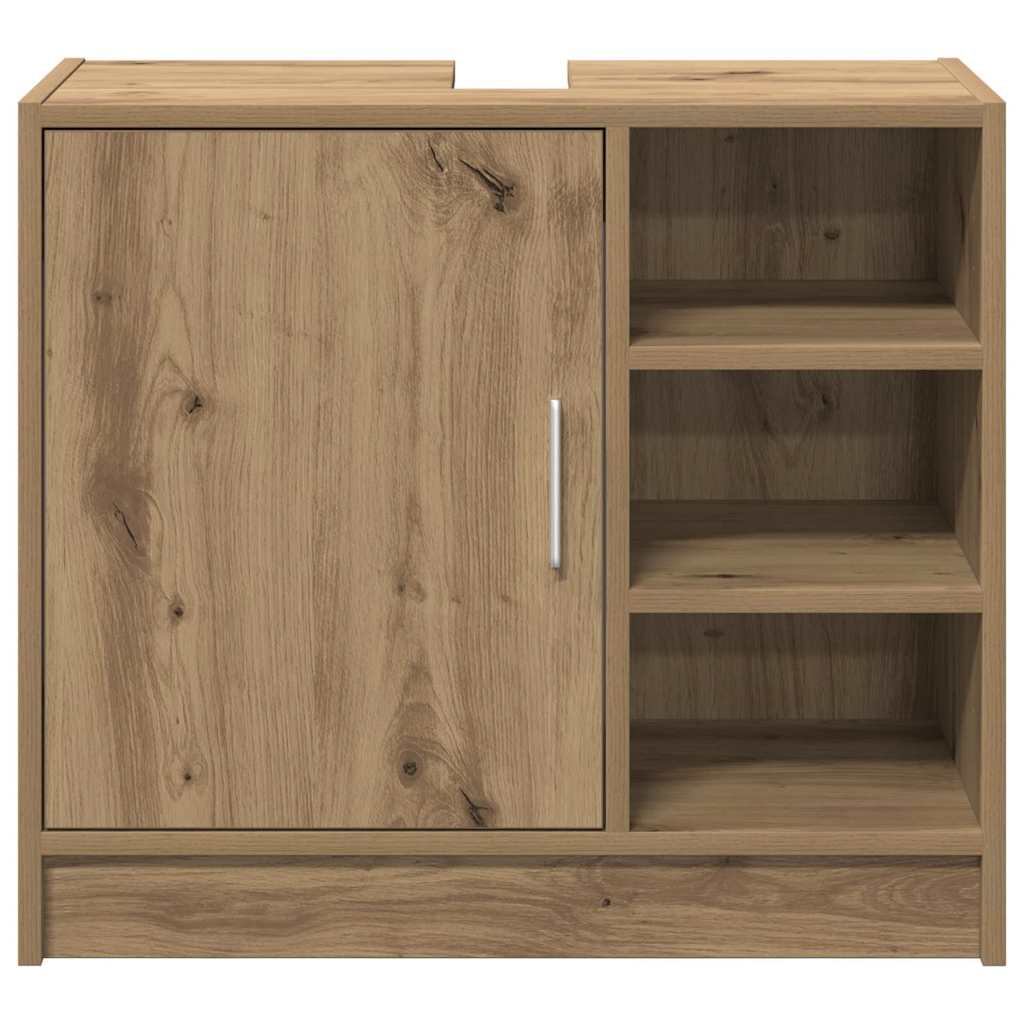 Vaskeskap med dør Artisan Eik 63 x 29 x 55 cm Konstruert tre