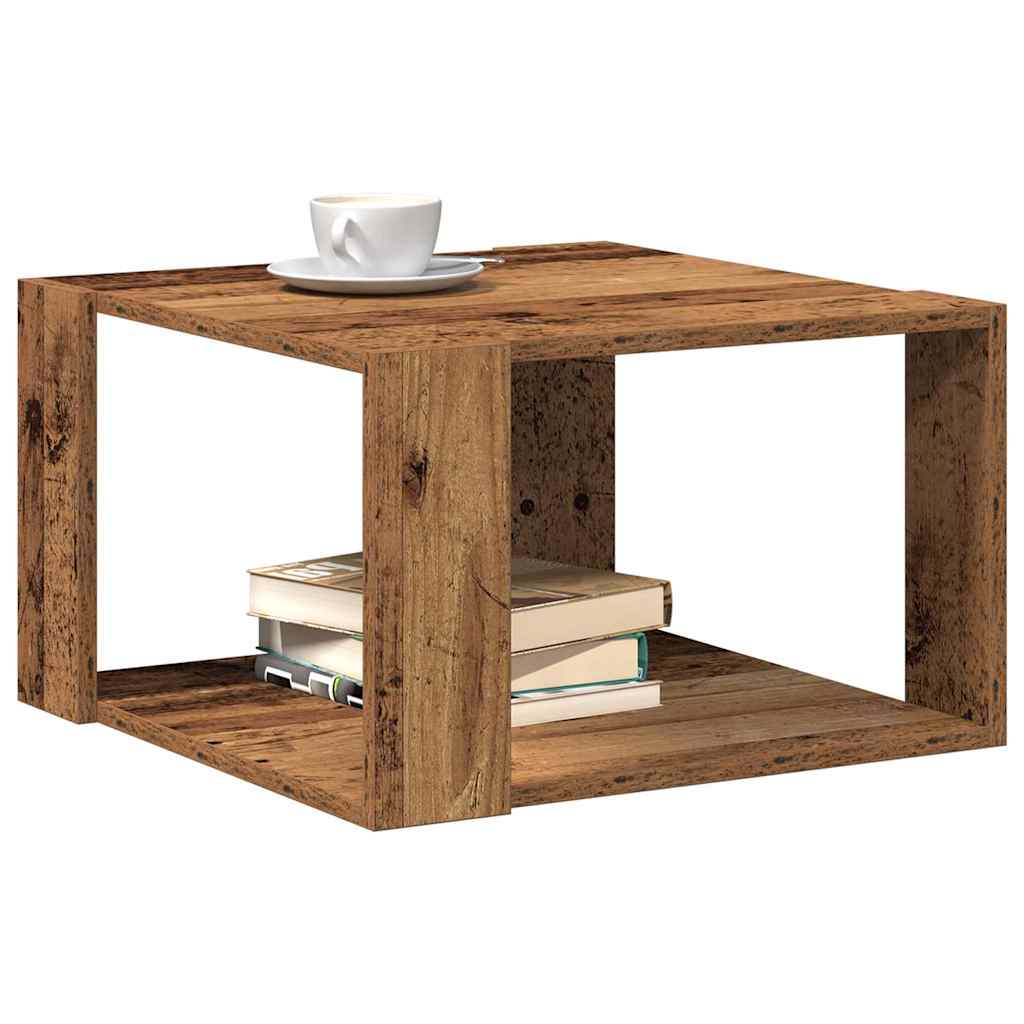 Kaffebord Gamle tre 51,5 x 51,5 x 30 cm Konstruert tre