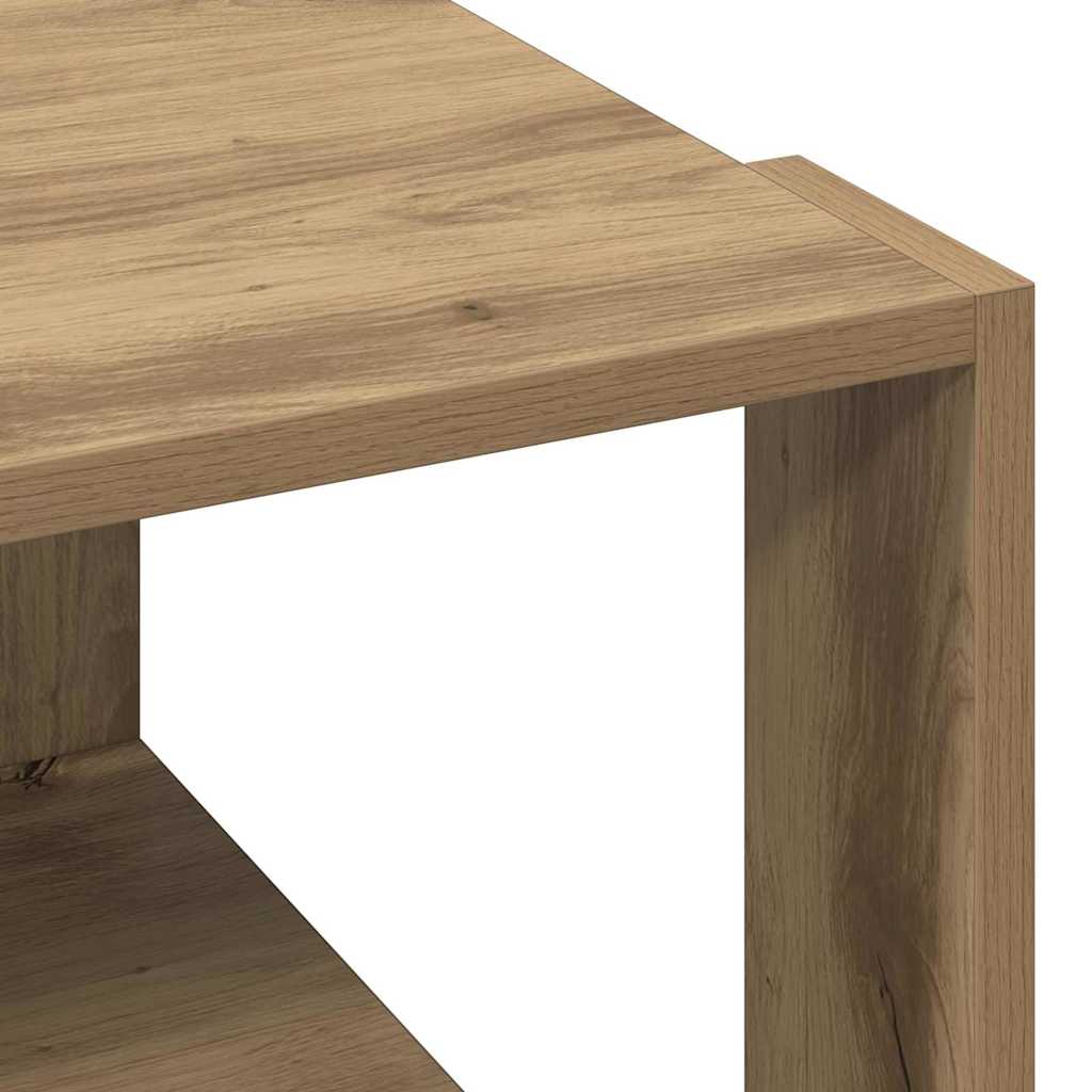 Kaffebord Artisan Eik 51,5 x 51,5 x 30 cm Konstruert tre