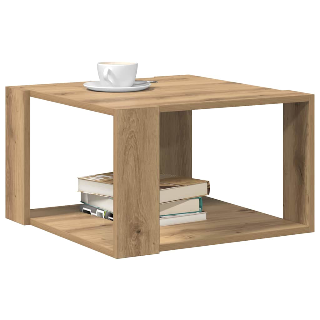 Kaffebord Artisan Eik 51,5 x 51,5 x 30 cm Konstruert tre