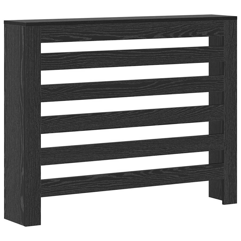 Radiator Deksel Svart Eik 104 x 20 x 82 cm Konstruert tre