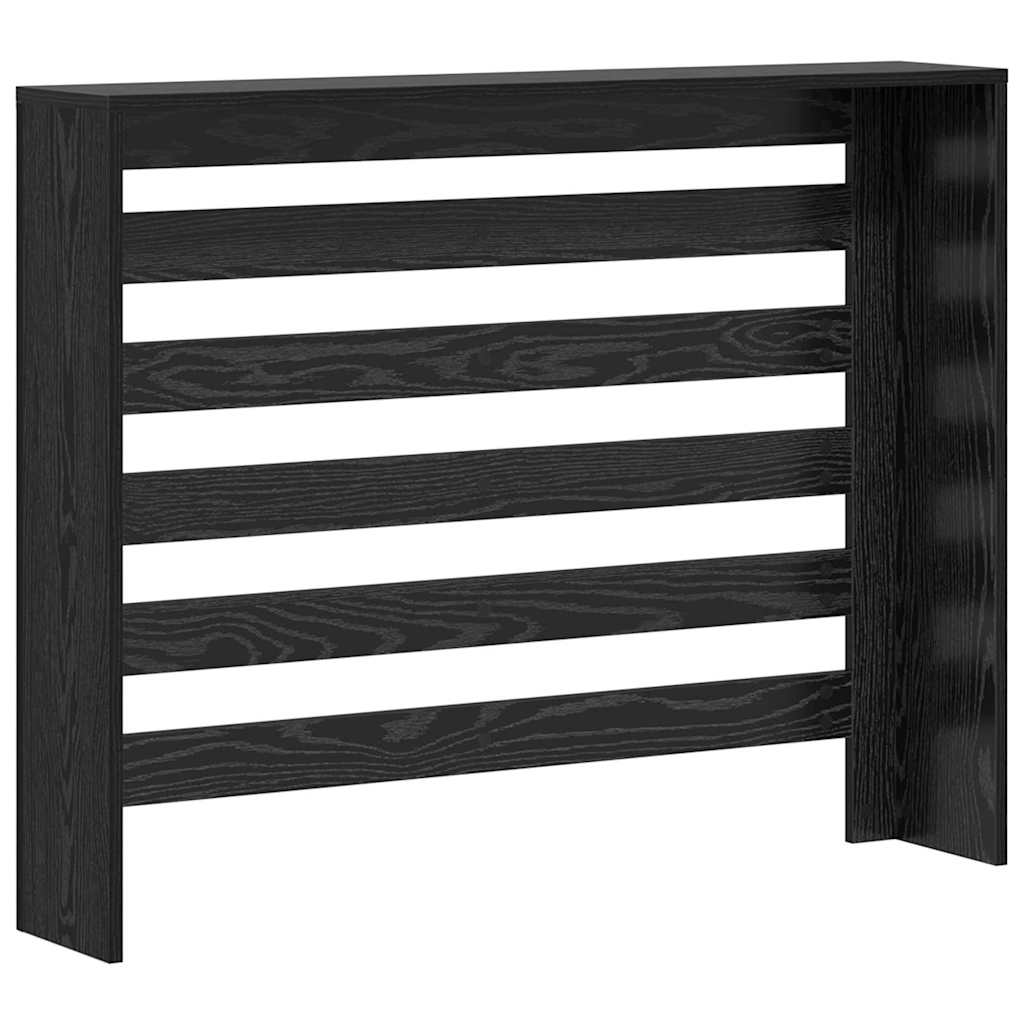 Radiator Deksel Svart Eik 104 x 20 x 82 cm Konstruert tre