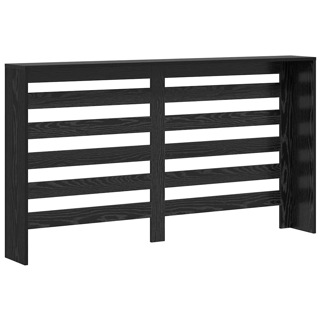 Radiator Deksel Svart Eik 149 x 20 x 82 cm Konstruert tre