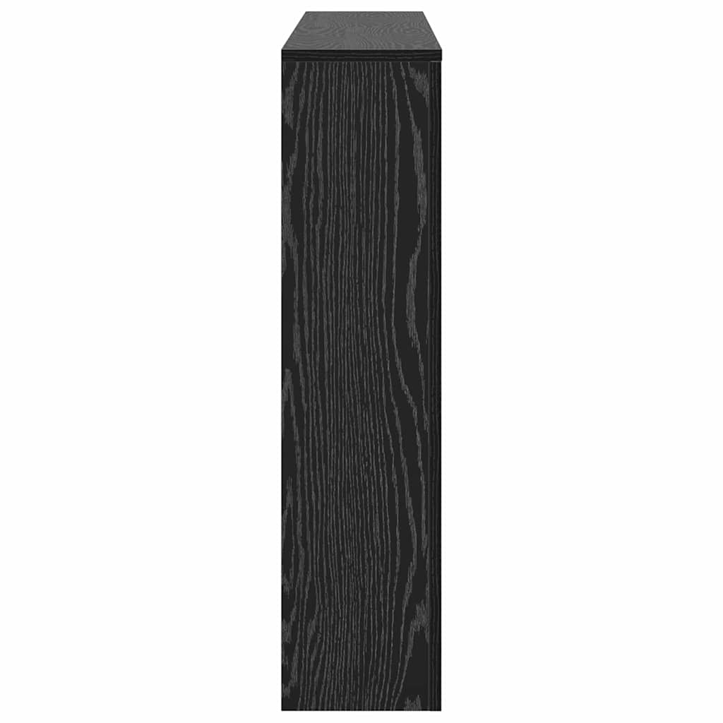 Radiator Deksel Svart Eik 149 x 20 x 82 cm Konstruert tre