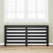 Radiator Deksel Svart Eik 175 x 20 x 82 cm Konstruert tre