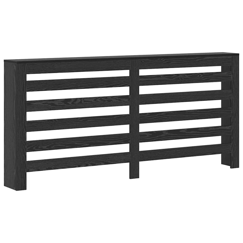 Radiator Deksel Svart Eik 175 x 20 x 82 cm Konstruert tre