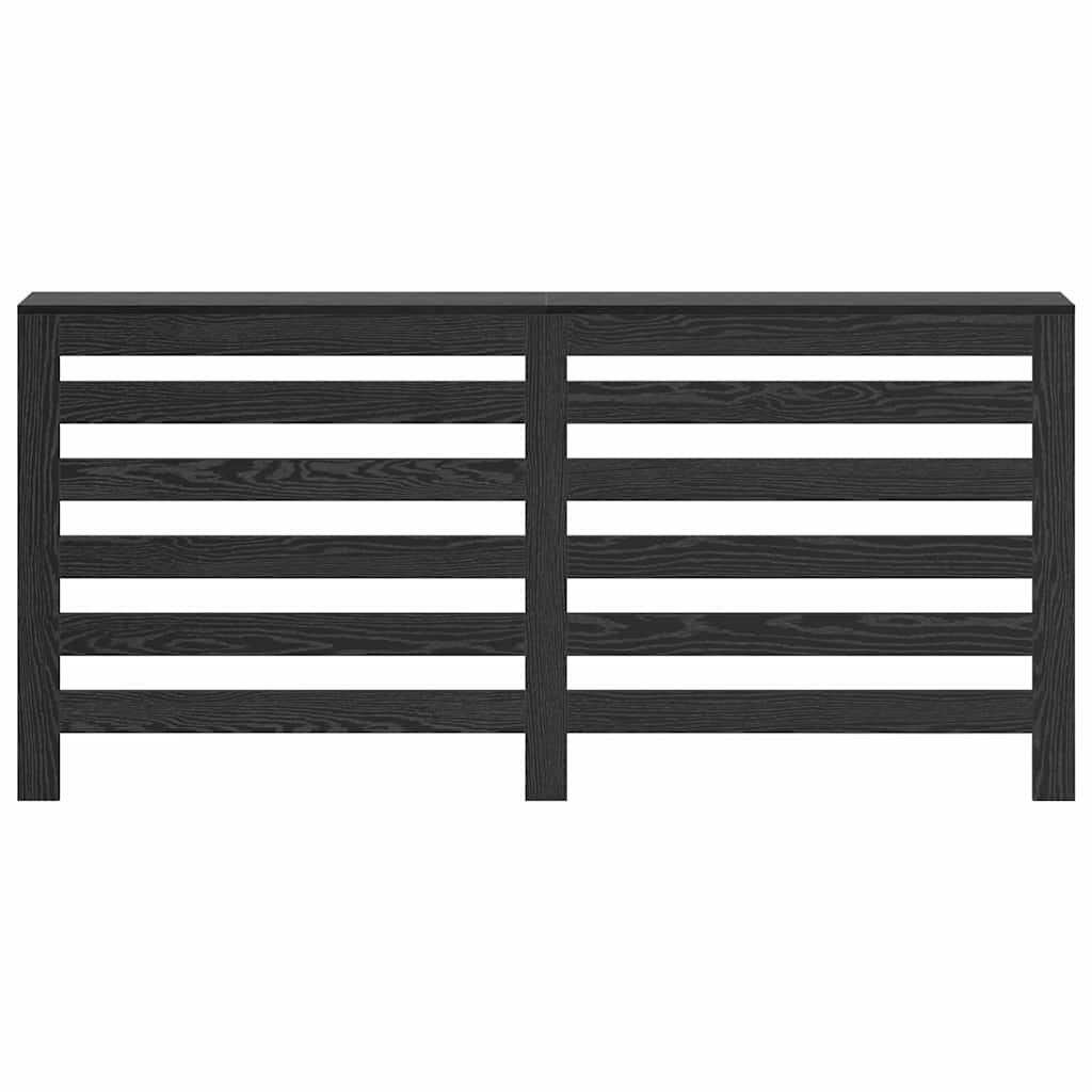 Radiator Deksel Svart Eik 175 x 20 x 82 cm Konstruert tre