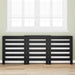 Radiator Deksel Svart Eik 205 x 21,5 x 83,5 cm Konstruert tre