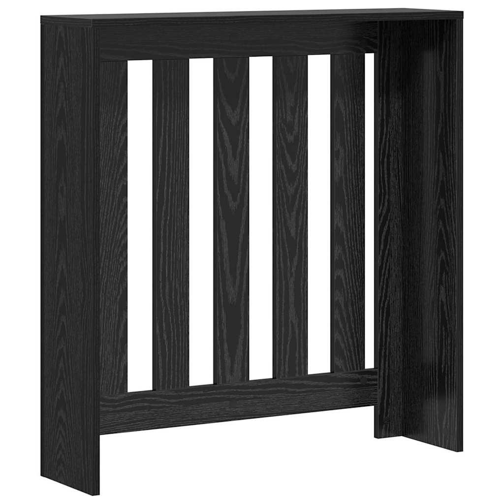Radiator Deksel Svart Eik 78 x 20 x 82 cm Konstruert tre