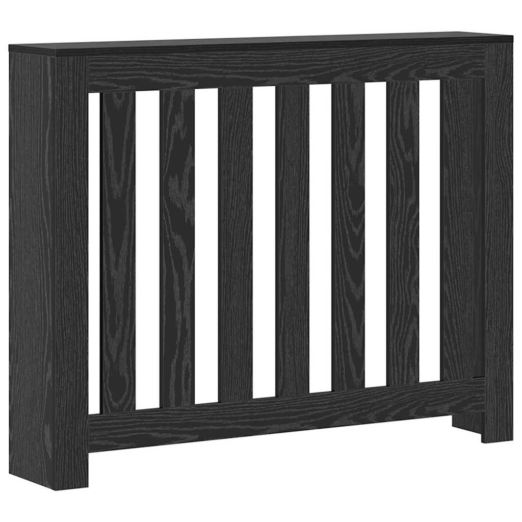 Radiator Deksel Svart Eik 104 x 20 x 82 cm Konstruert tre