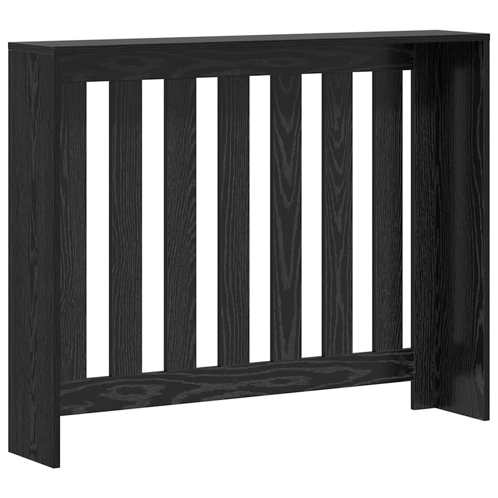 Radiator Deksel Svart Eik 104 x 20 x 82 cm Konstruert tre