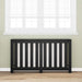 Radiator Deksel Svart Eik 149 x 20 x 82 cm Konstruert tre