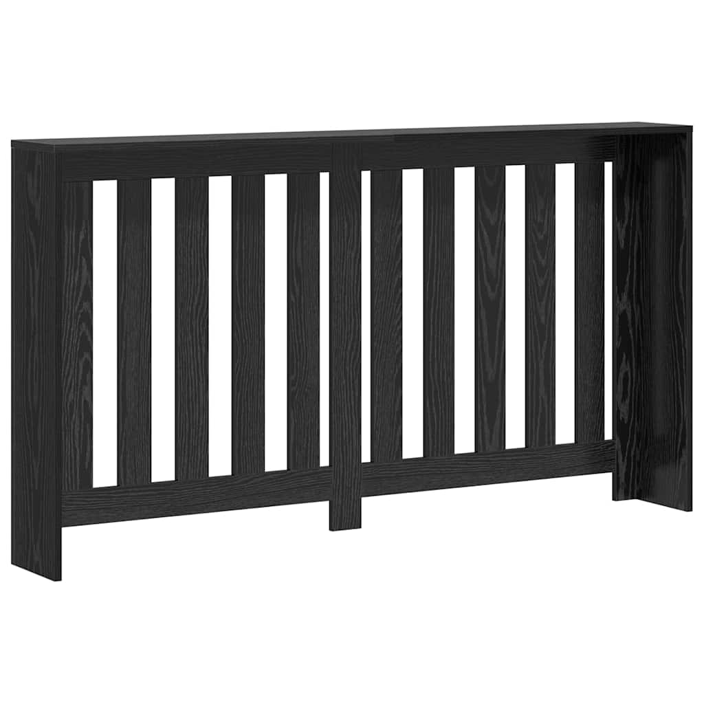 Radiator Deksel Svart Eik 149 x 20 x 82 cm Konstruert tre