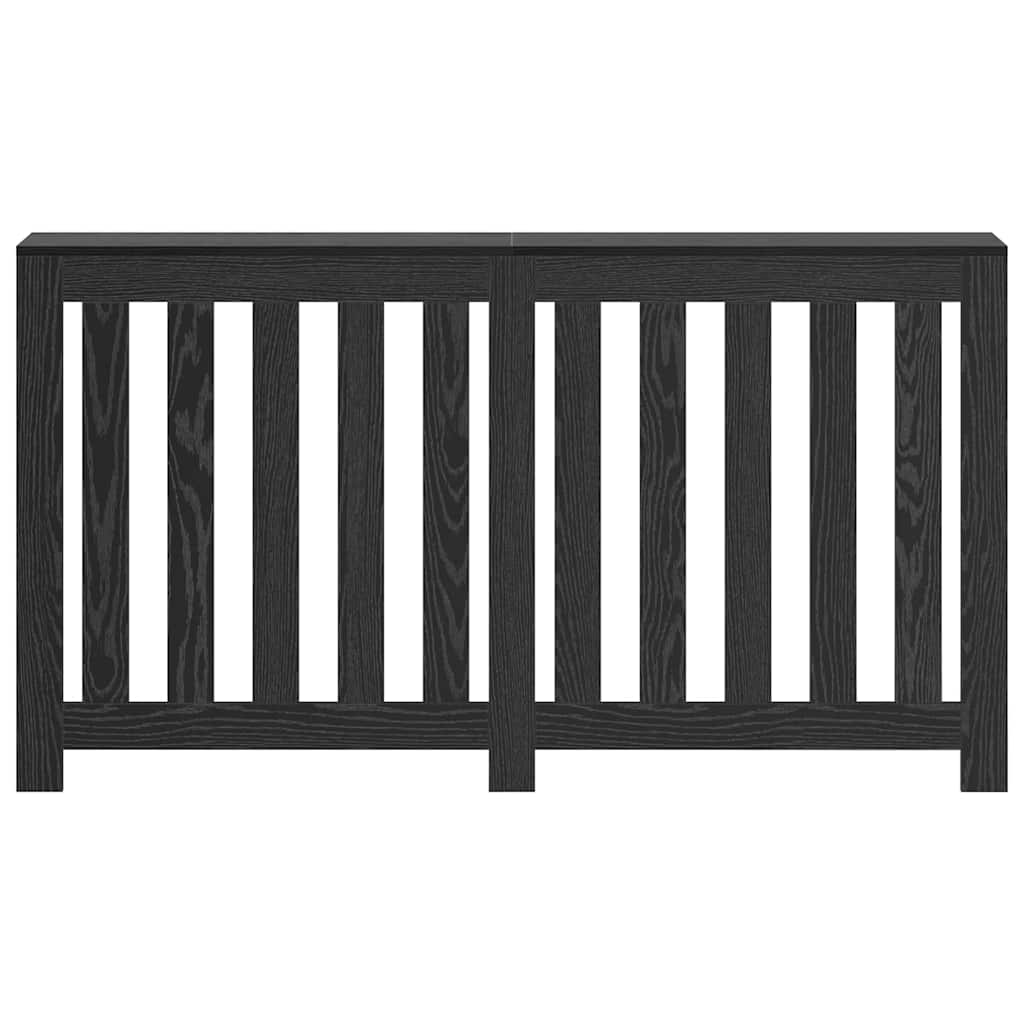Radiator Deksel Svart Eik 149 x 20 x 82 cm Konstruert tre