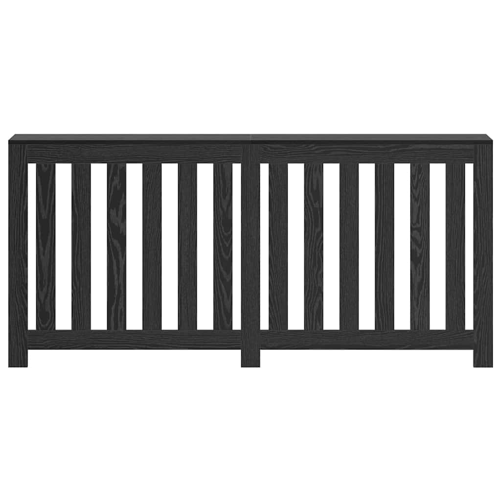 Radiator Deksel Svart Eik 175 x 20 x 82 cm Konstruert tre
