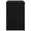 Planteholder 2 pcs Svart eik 20 x 20 x 30 cm Konstruert tre