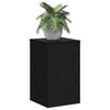 Planteholder 2 pcs Svart eik 30 x 30 x 50 cm Konstruert tre