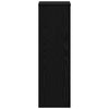 Planteholder 2 pcs Svart eik 25 x 25 x 80 cm Konstruert tre