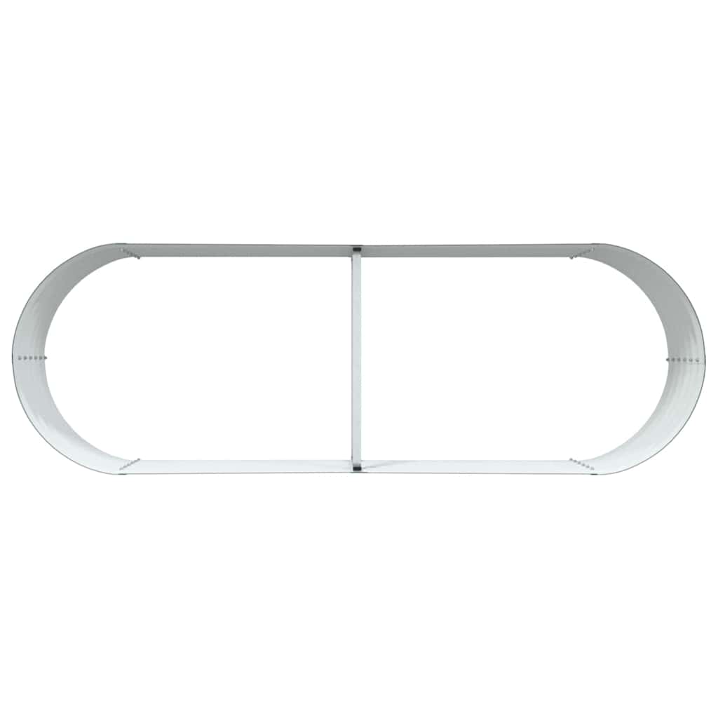 Hevet bed grønn 240 x 80 x 44 cm Stål