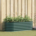 Hevet bed grønn 160 x 80 x 44 cm Stål