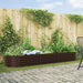 Hevet bed Brun 320 x 80 x 44 cm Stål