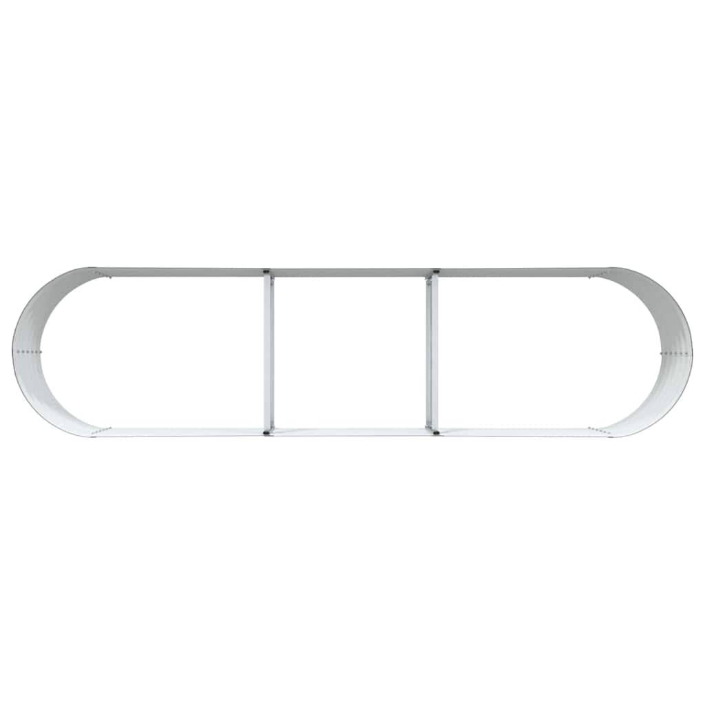 Hevet bed Brun 320 x 80 x 44 cm Stål