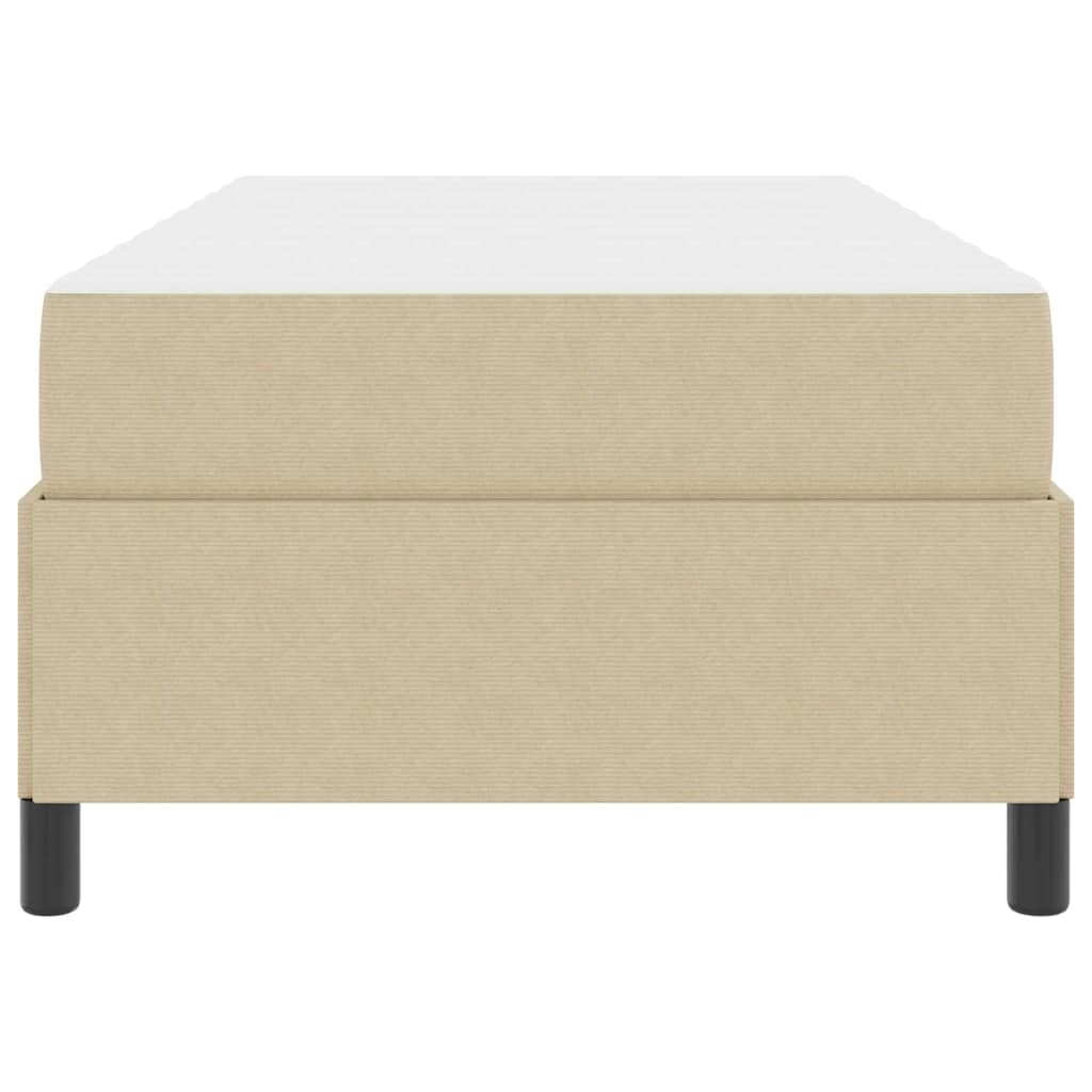 Sengestamme med madrass Lys grønn grå 90 x 200 cm stoff