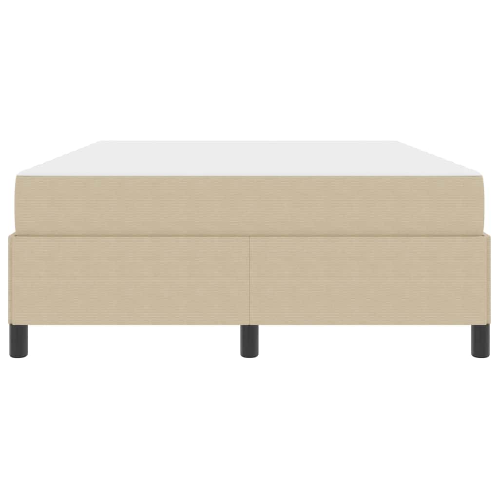 Sengestamme med madrass Lys grønn grå 140 x 190 cm stoff