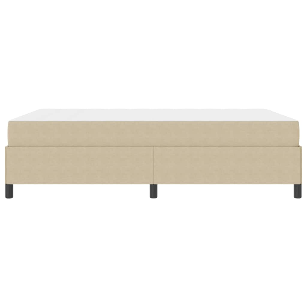 Sengestamme med madrass Lys grønn grå 140 x 190 cm stoff