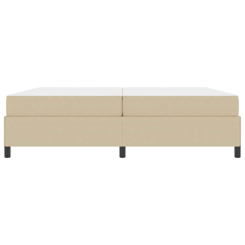 Sengestamme med madrass Lys grønn grå 200 x 200 cm stoff