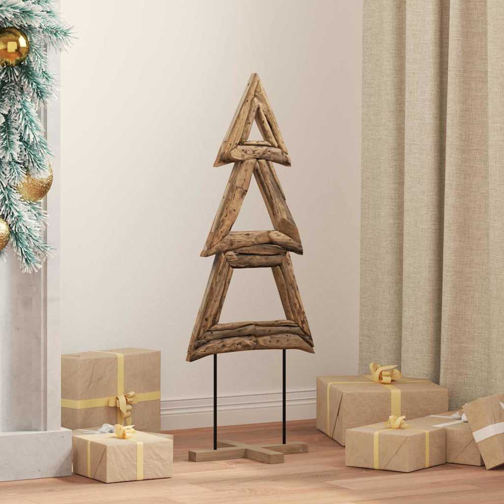 Juletre med stativ Brun 90 cm Heltre teak
